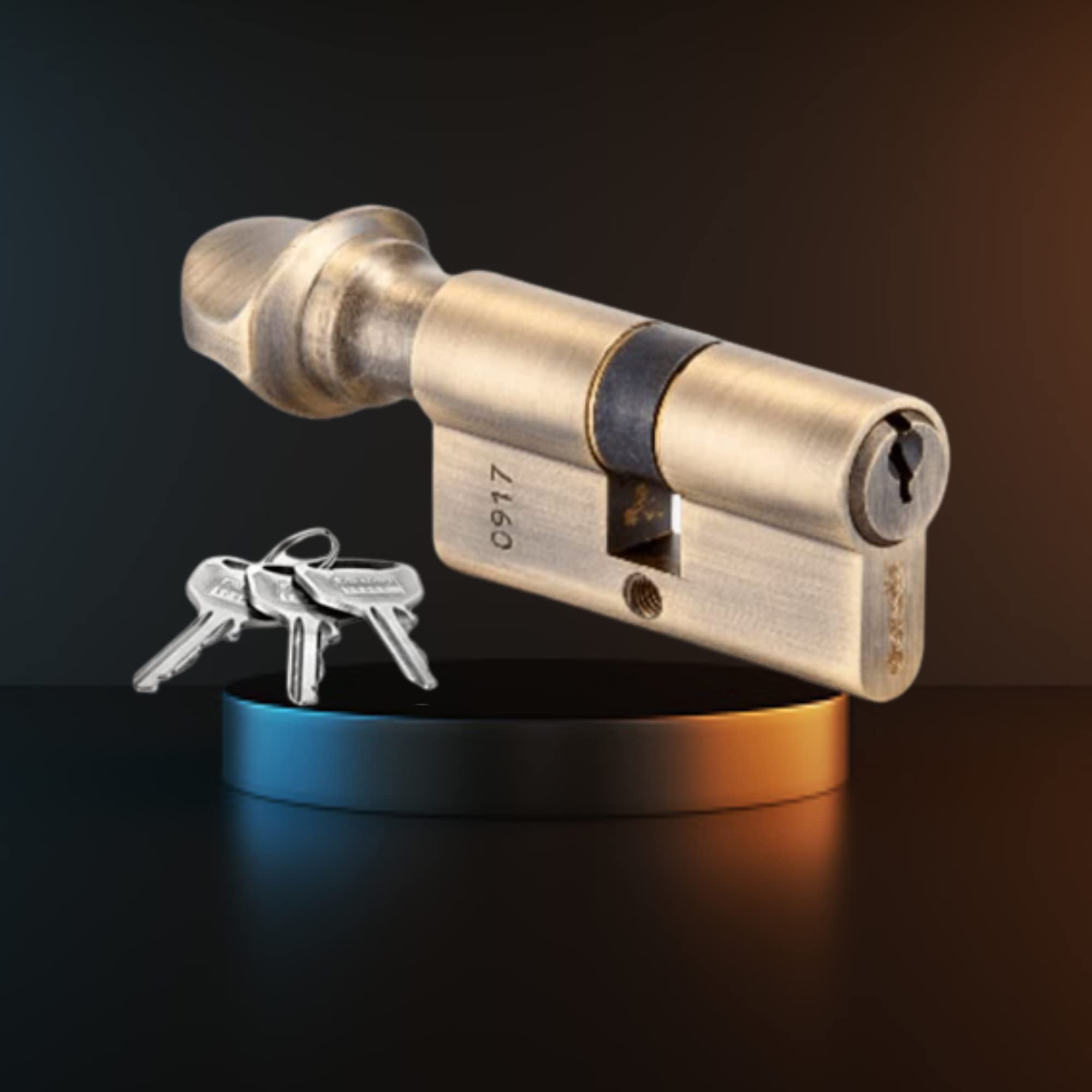 Euro Profile Cylinder Lock - Secure & Stylish -3 Euro Profile Cylinder Lock - Secure & Stylish -3