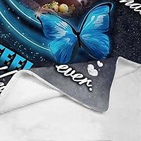 Vista 92 de Custom Memorial Blankets with Photo to Your Loved One's Memory, Memory Lane in Loving Memory Photo Blanket to Remind You of Your Beloved Ones 40x50