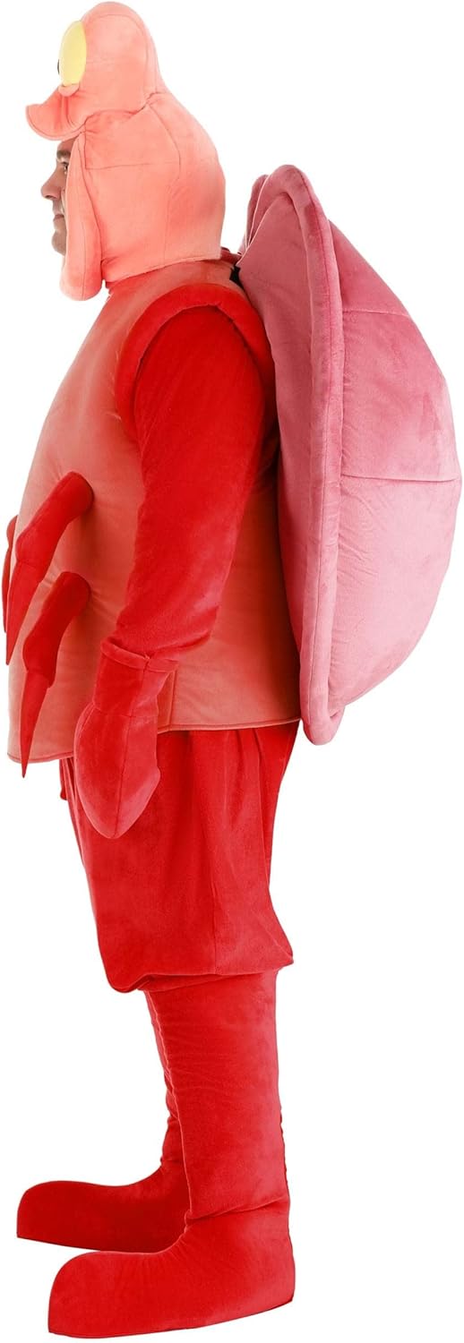 Disney The Little Mermaid Sebastian Plus Size Men's Costume, for Halloween, Cosplay, Beach Theme Party & Dress Up - Image 4