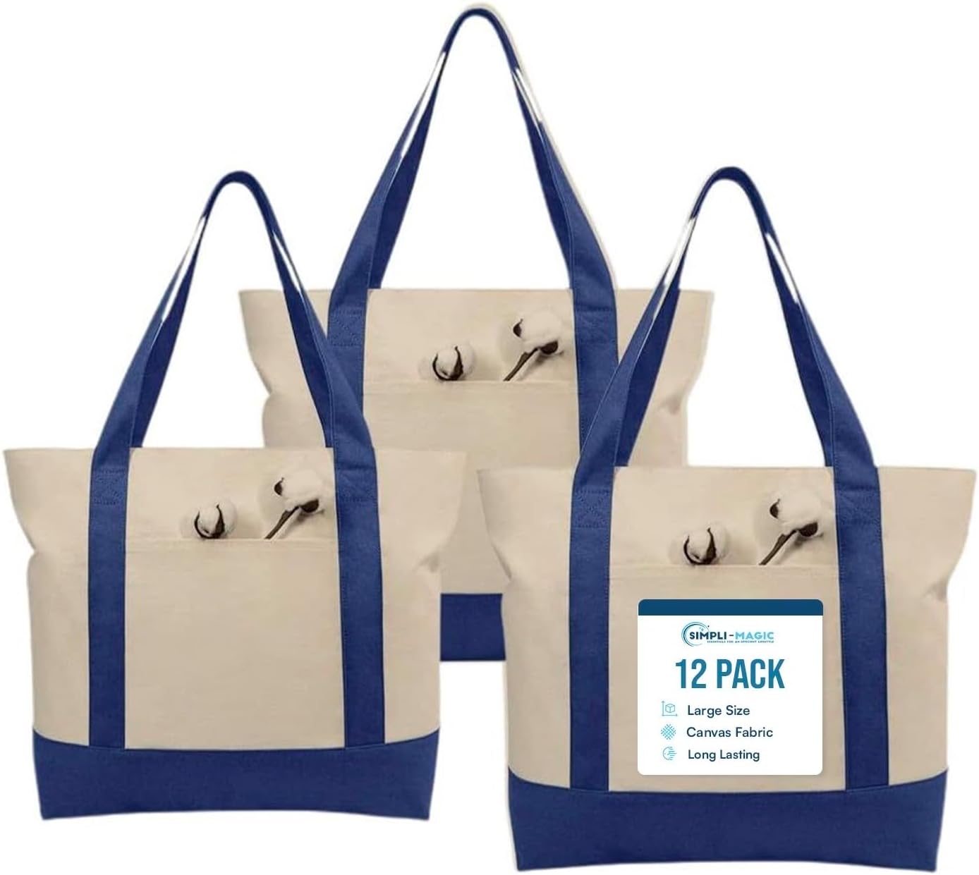 Simpli-Magic Stylish Canvas Tote Bag