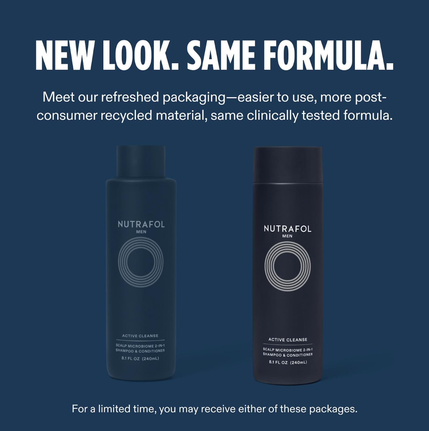 Nutrafol Men's Shampoo and Conditioner 2-in-1, Cleanses, Hydrates, Unclogs Pores, Improves Hair Volume & Strength, Physician-formulated for Thinning Hair, Color Safe, Sulfate Free - 8.1 Fl Oz Bottle - Image 2