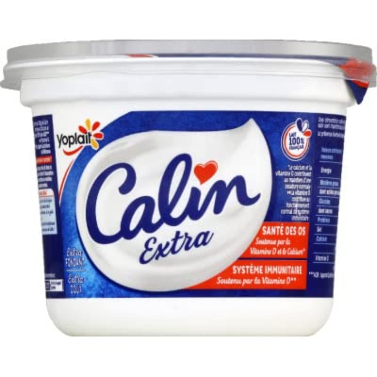 CALIN Fromage blanc 3,2% nature - Le pot de 850g