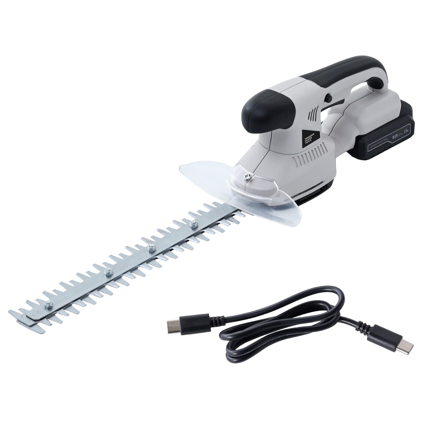 Amazon | 山善(YAMAZEN) 10.8V ヘッジトリマー USB Type-C充電式 1.5Ah