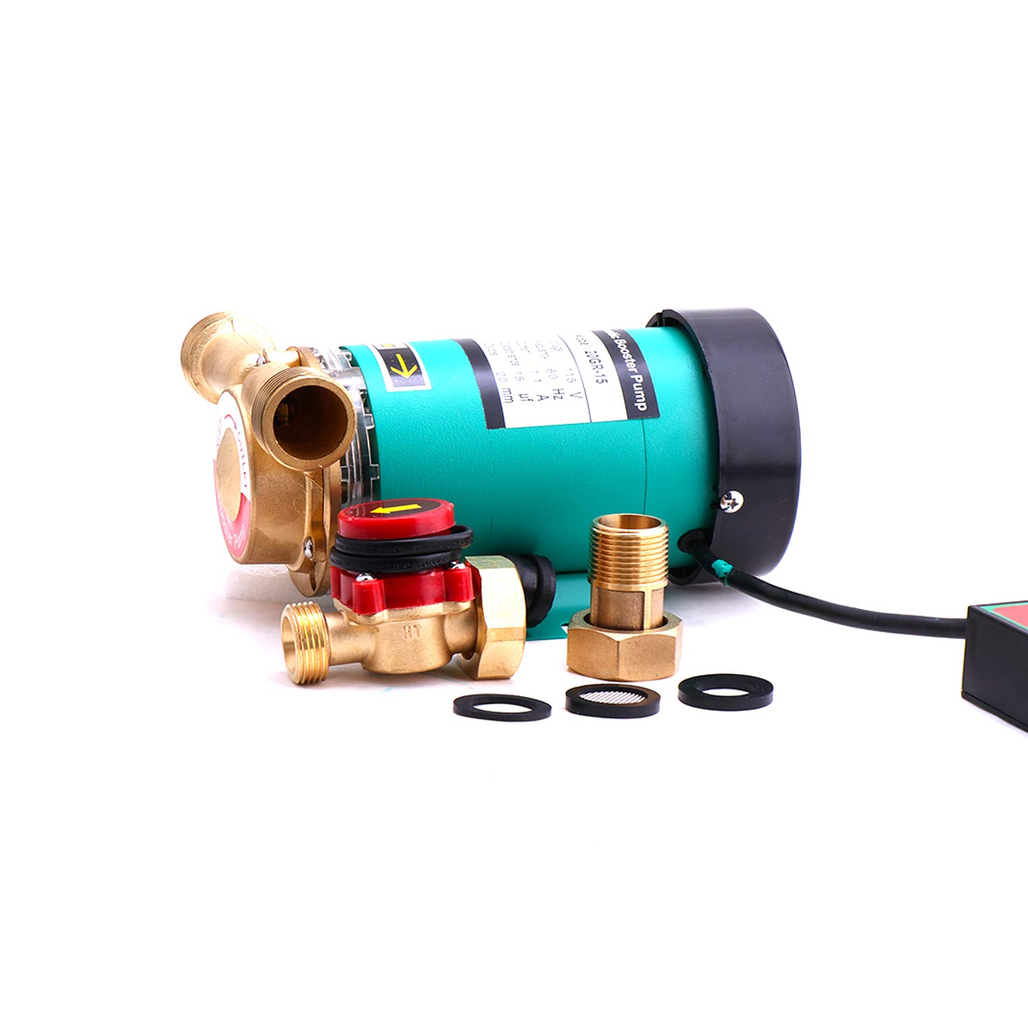 ZHKUO Water Pump 120W 1 inch Outlet Water Pressure Booster Pump for