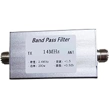 7/14/18/21/24/27.5/28MHz High Isolation Bandpass Filter BPF Anti-Interference Increase Sensitivity14MHz