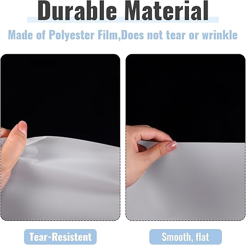 Miniatura 4 de 12 hojas de filtro de película de difusión de 16 x 20 pulgadas, hoja difusora de luz LED, cinta difusora de gel de iluminación, rollo de fotografía