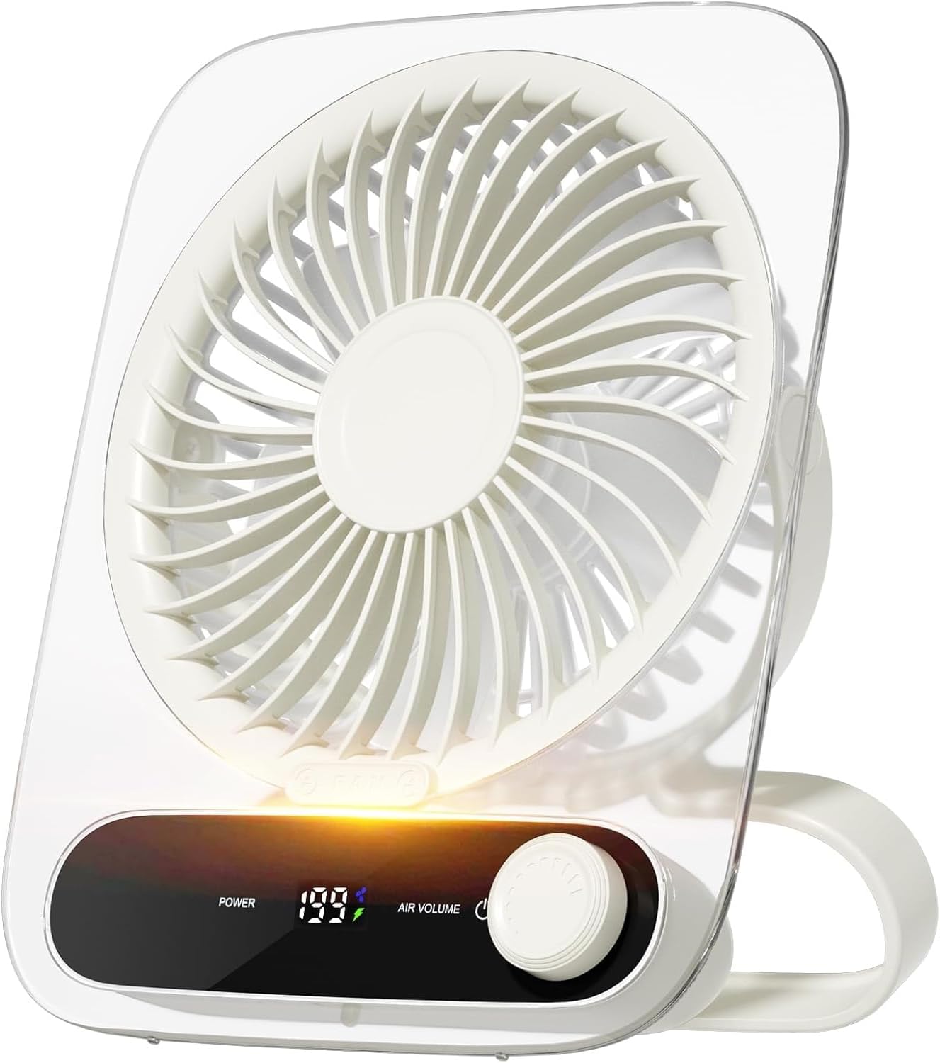 Amazon.com: BlingTrail Desk Fans Small Quiet, Runs Up To 12 Hours On A ...