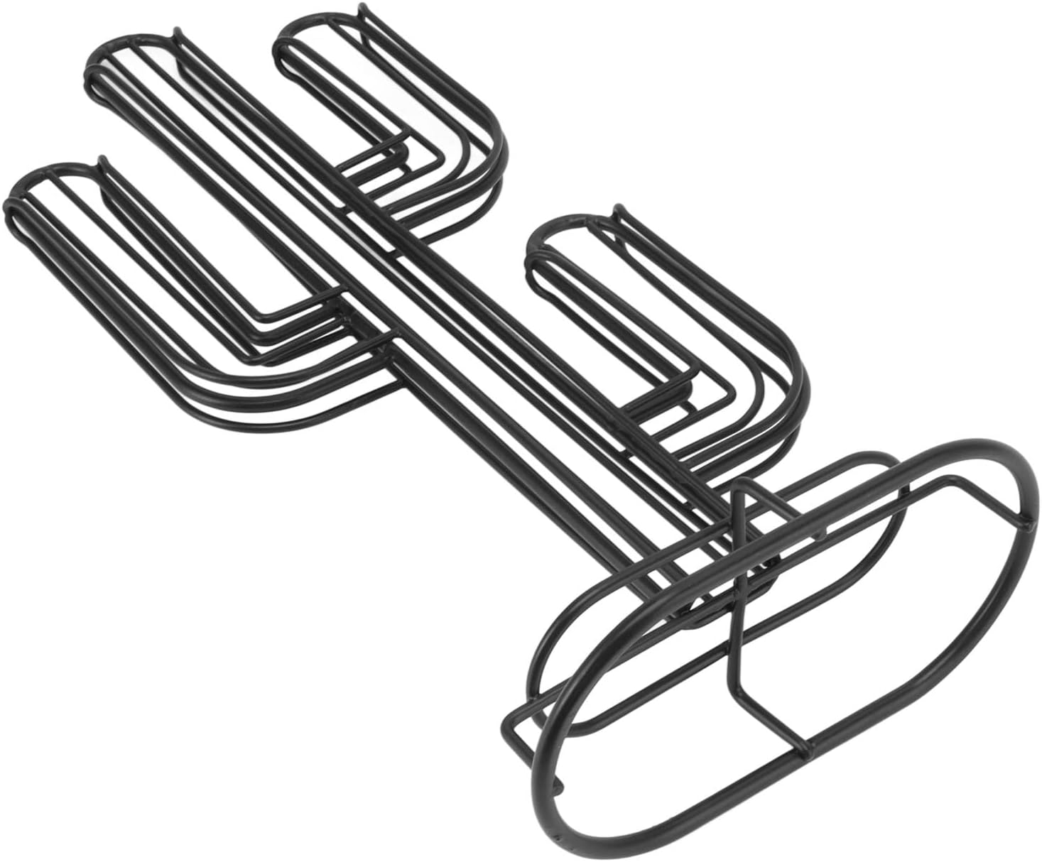 Coffee Pod Holder, Shaped Coffee Capsule Organizer Black Iron Capsule Storage Stand Holds 48 Coffee Pods Holder Exquisite Appearance Decor for Home Kitchen Cafe Reception