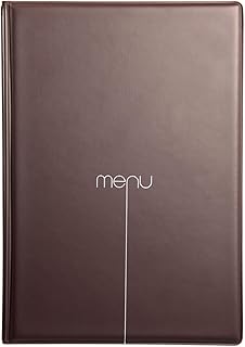 DAG Style Porte-Menu Ligne Risto, Format A4, Couleur Noir, fabriqué en Italie, pour Feuilles 21x29,7cm