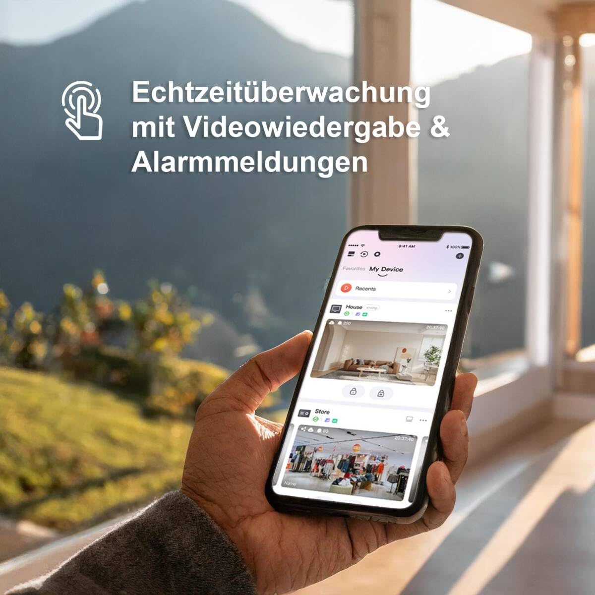 HilookVision mobile app for real-time monitoring