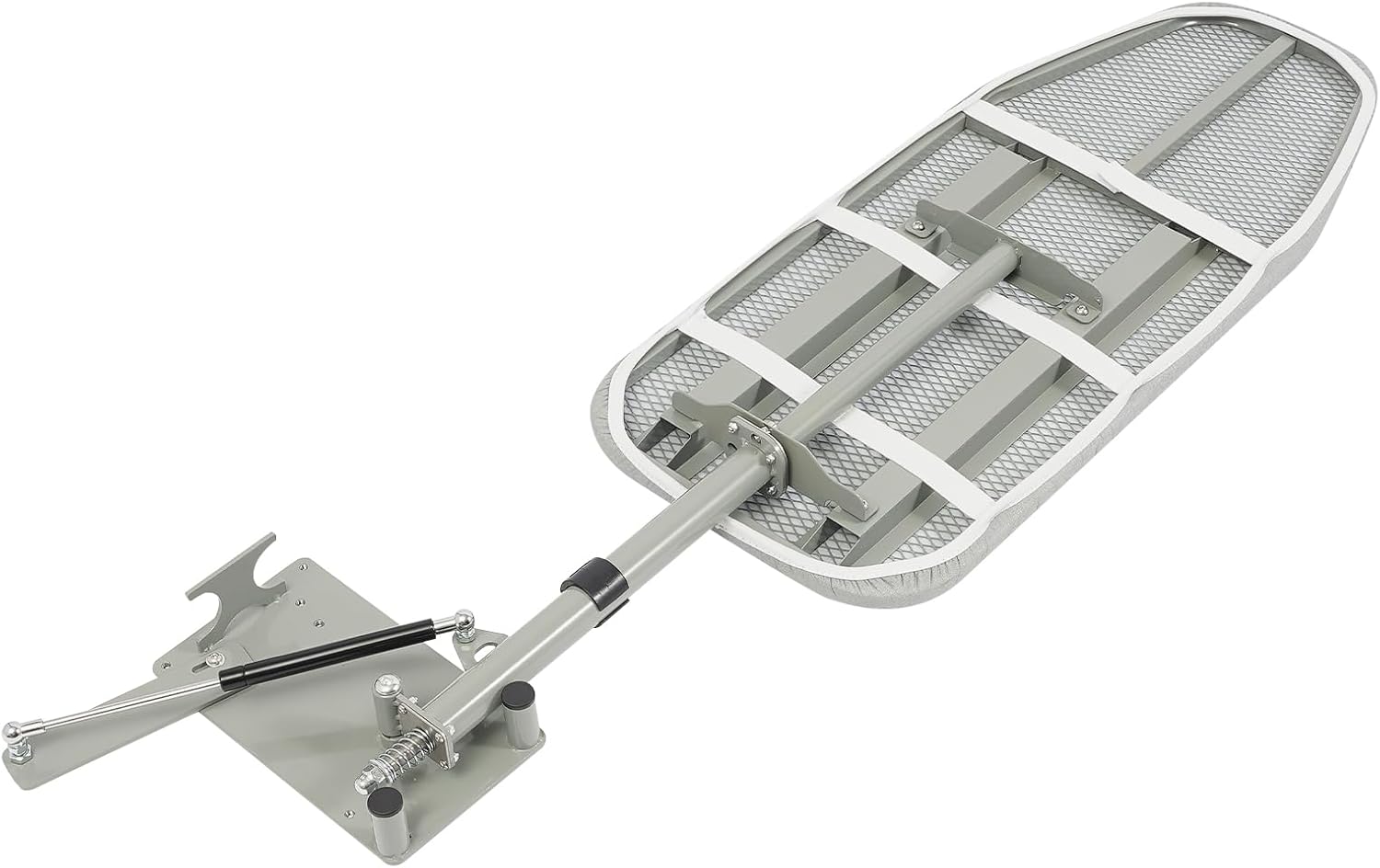Closet-Embedded Ironing Board, 31.5" x13.4'' Space Saving Iron Board Wall Mount, Foldable Hanging Ironing Board for Home, Studios, Hotel Rooms, Grey