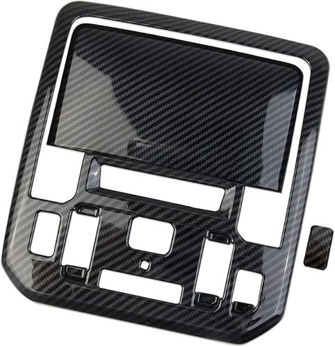 Miniatura 4 de Fewshaw Cubierta de lámpara de luz de lectura de techo de fibra de carbono Accesorios para Toyota Tundra 2022+ Sequoia 2023+