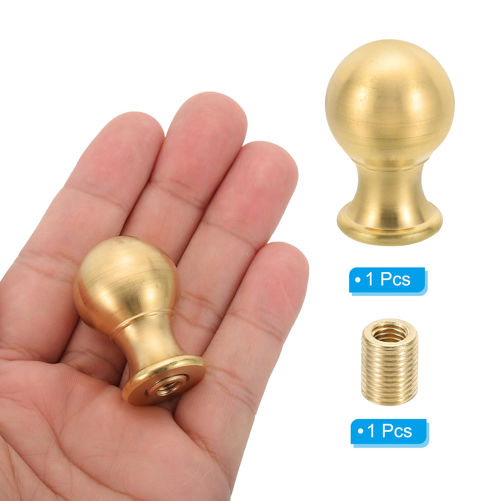 PATIKIL 25 x 37.5mm Lamp Finials Caps Knob - Image 3