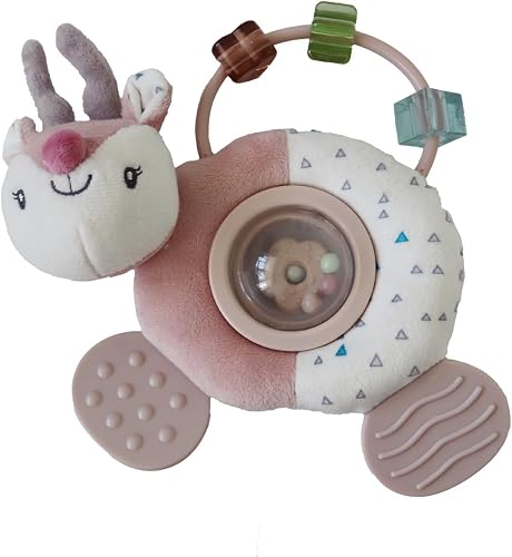 Back to Nature Teether & Spinning Rattle - Reindeer