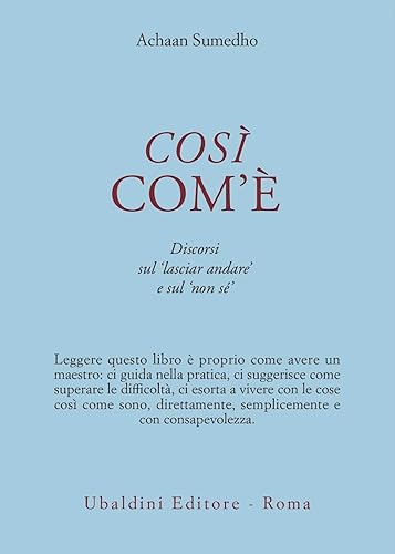 Così com'è. Discorsi sul «Lasciar andare» e sul «Non sé»