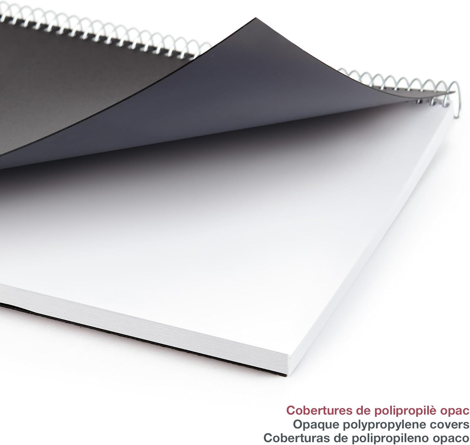 Miquelrius - 2024 Annual Diary, Day Page, Active Size 117 x 182 mm, Polypropylene Flexible Cover, Spiral Binding, Spanish, English and Portuguese, Black