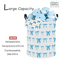 Vista 5 de Cesta de lavandería, cesta de lavandería, cesta de guardería de bebé, contenedor de almacenamiento impermeable, cesta organizadora de ropa