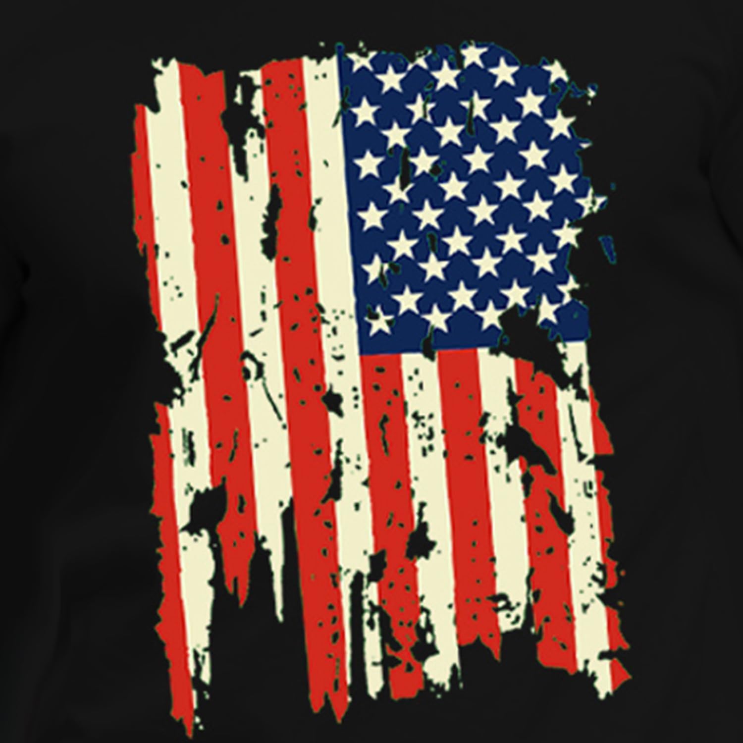 American Flag Shirts for Men USA Patriotic T-Shirt 4th of July Tee Tops - Image 5