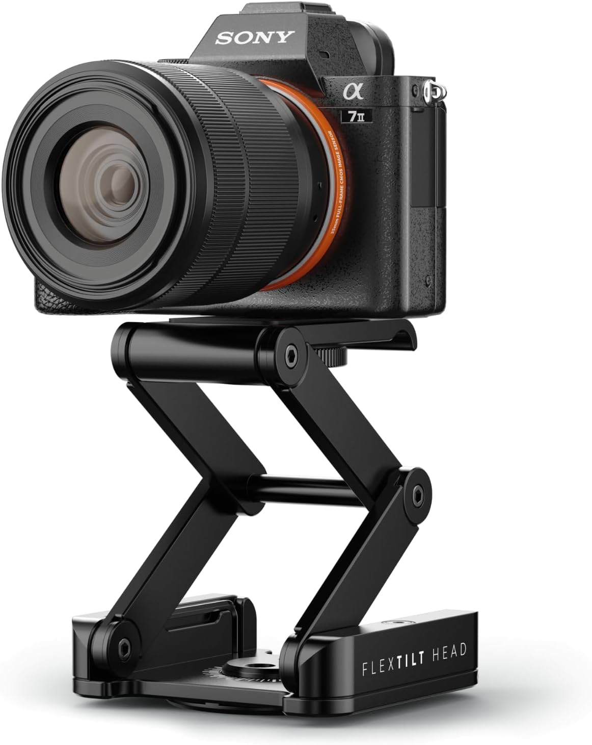 edelkrone FlexTILT All-in-One Flexible Head for Panning, Tilting, & More Tripod Heads for Cameras Easy Adjustment - Z-Flex Tilt Head, Tripod Head for Sliders, Dollies, Jibs & Camera Stands (Original)