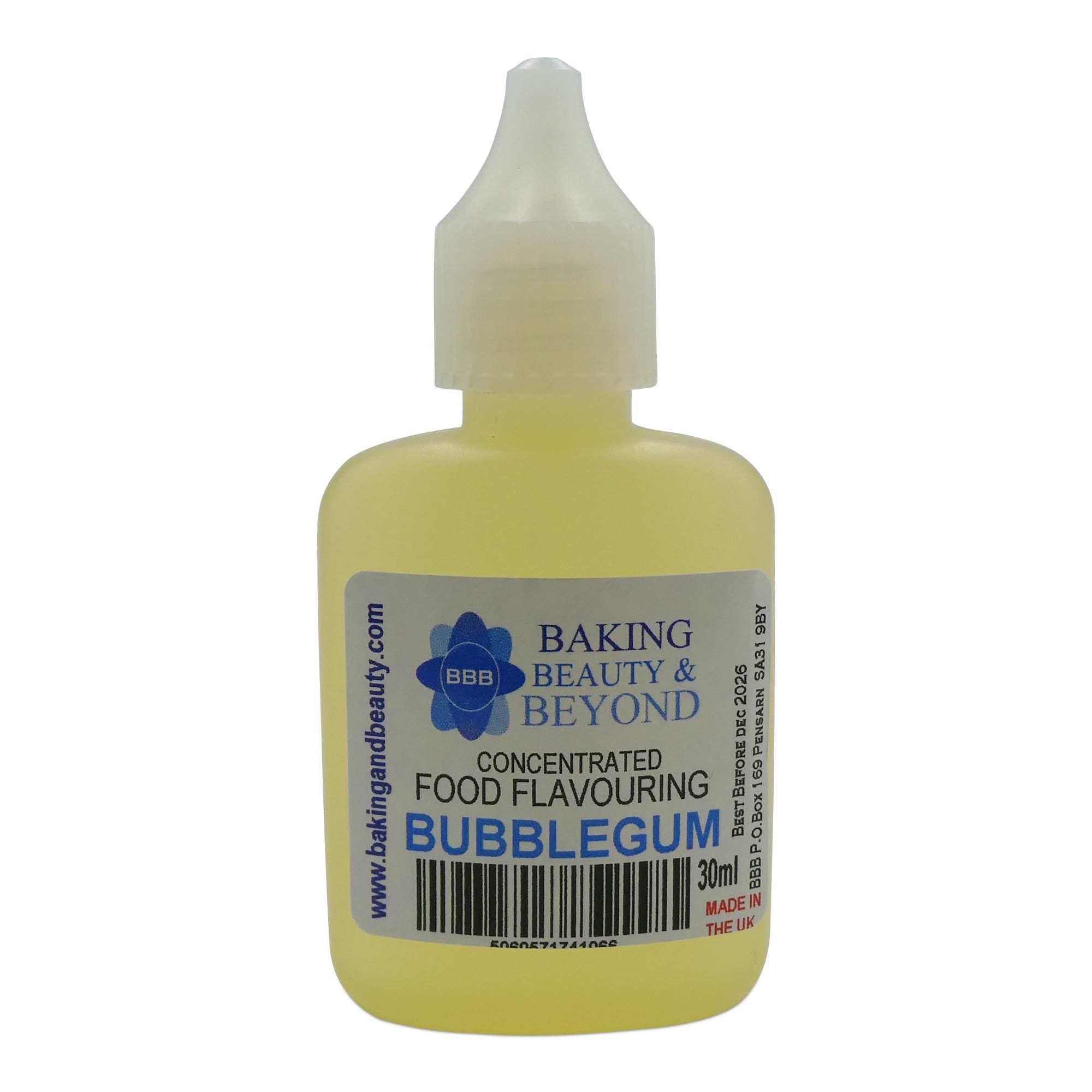 Baking Beauty and Beyond Concentrated Food Flavouring - Bubblegum (30ml)