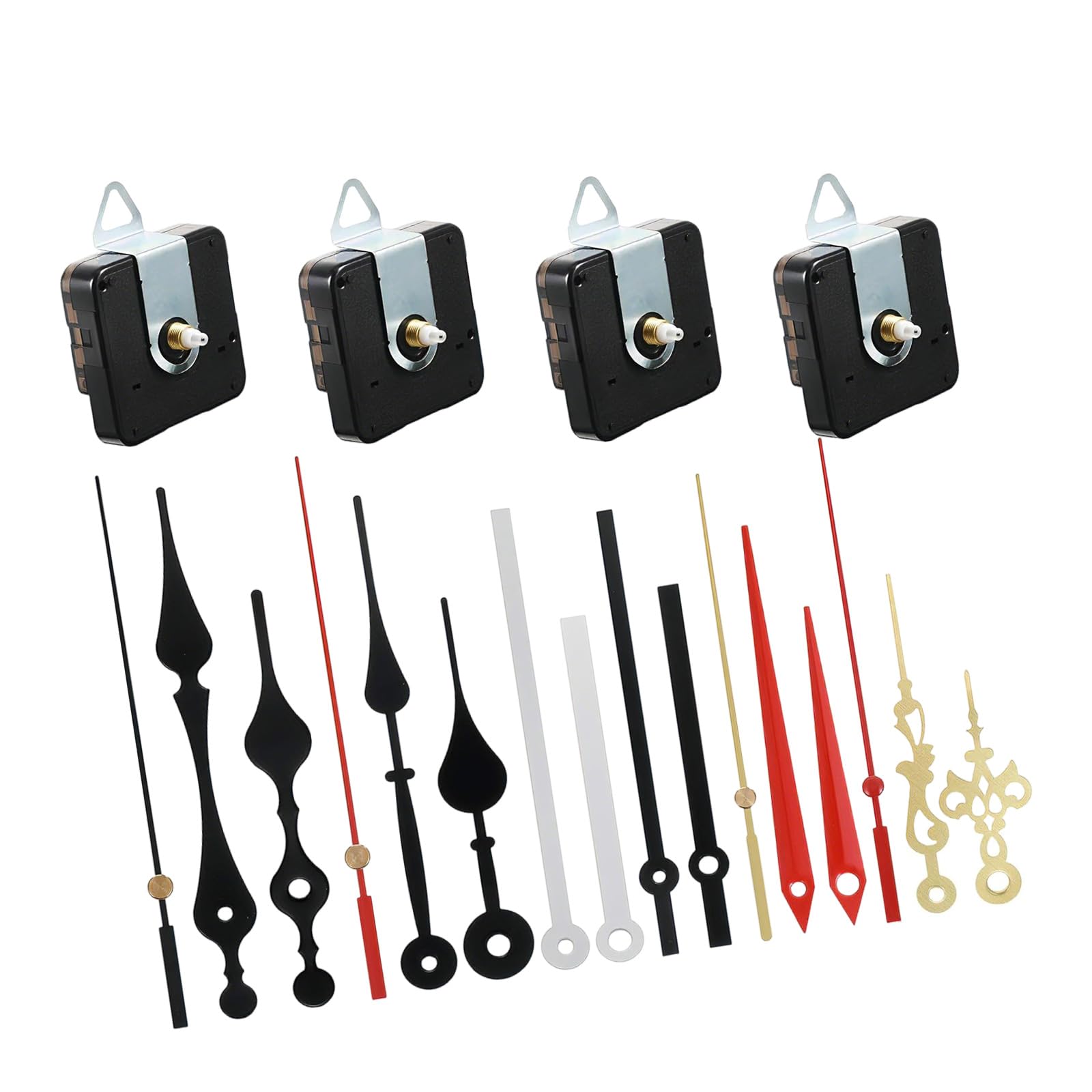 HDOYTXXM Silents Clock Mechanism Replacement Set, Battery Operated Movement Parts with Clocks Hand Diys Clocks Repair Part Mechanism Set