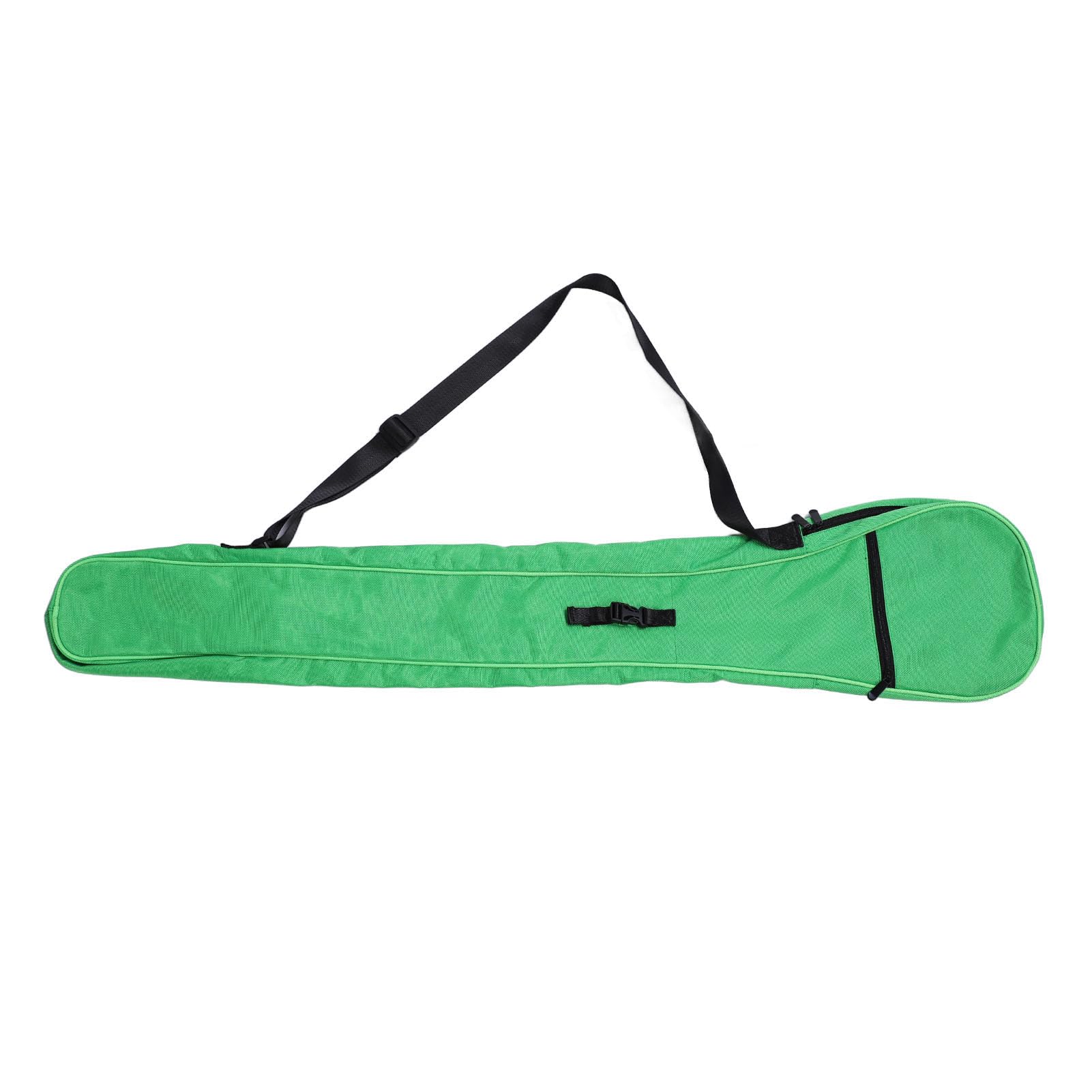 1680D Oxford Cloth Green Lacrosse Stick Trzyma 3 Patyki Trwałe Zamek Błyskawiczny do Hokeja na Trawie, Lacrosse i Inne Sporty