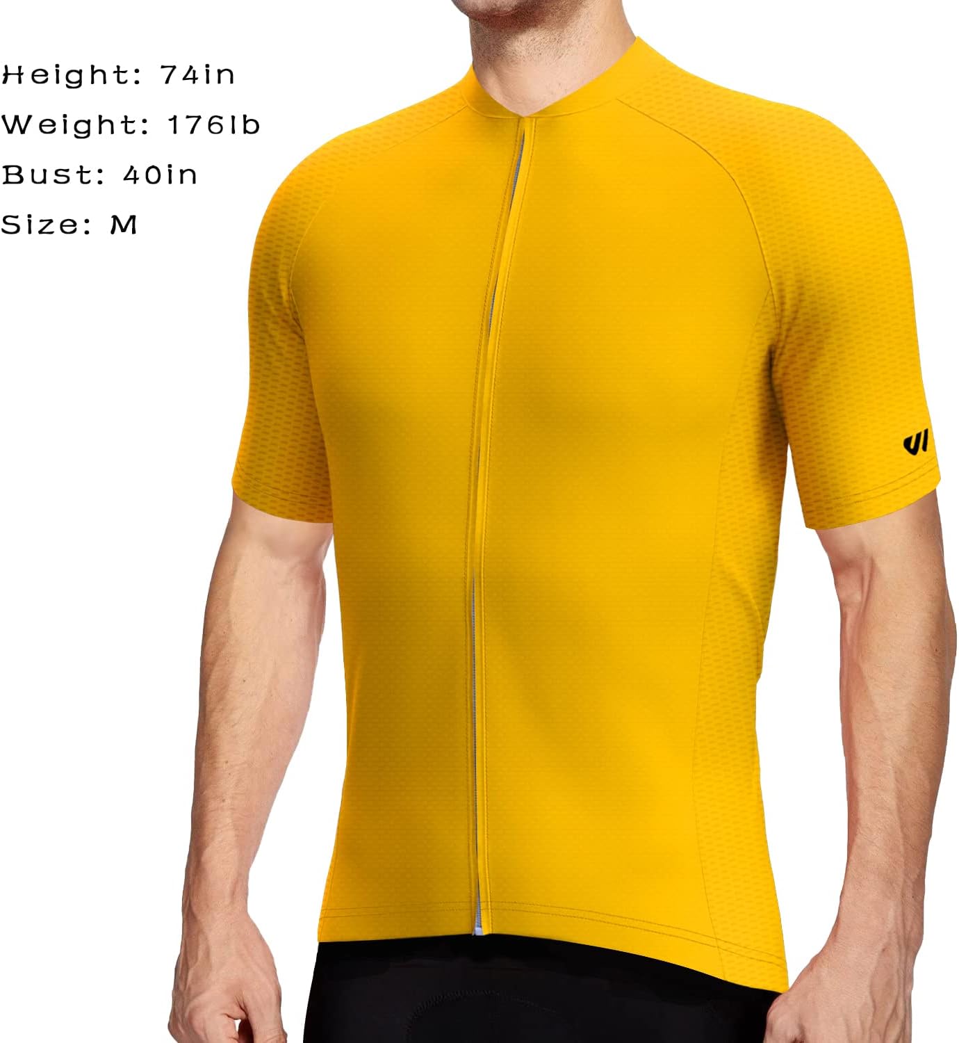 Wulibike Men's Cycling Jerseys Short Sleeve Bike Biking Shirts Full Zip with Pockets Road Bicycle Clothing - Image 3