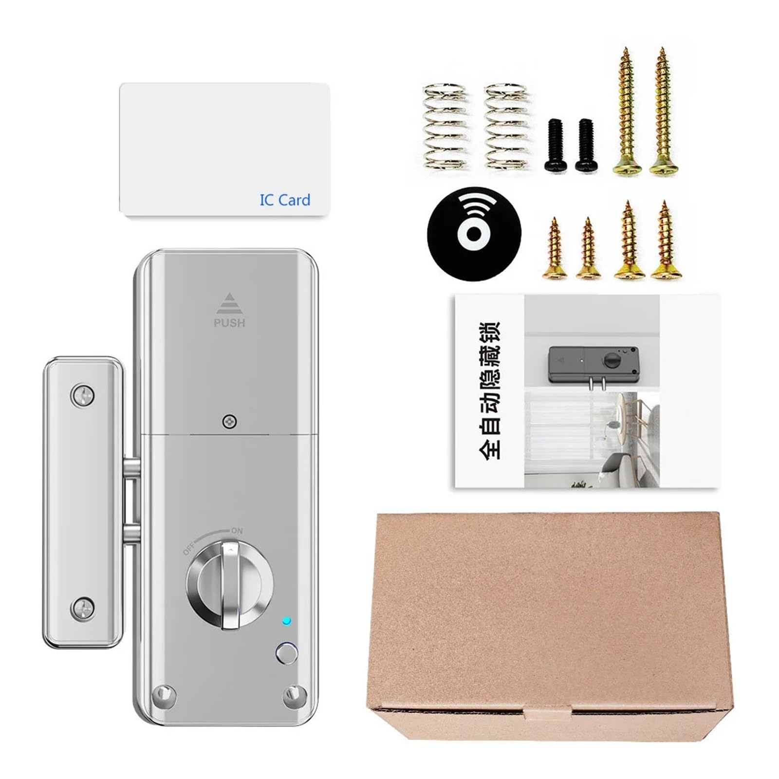 Manija electrónica de aluminio con Bluetooth inteligente Tuya App cerradura digital sin llave para puerta de madera de metal con puerta de enlace M1 a WiFi