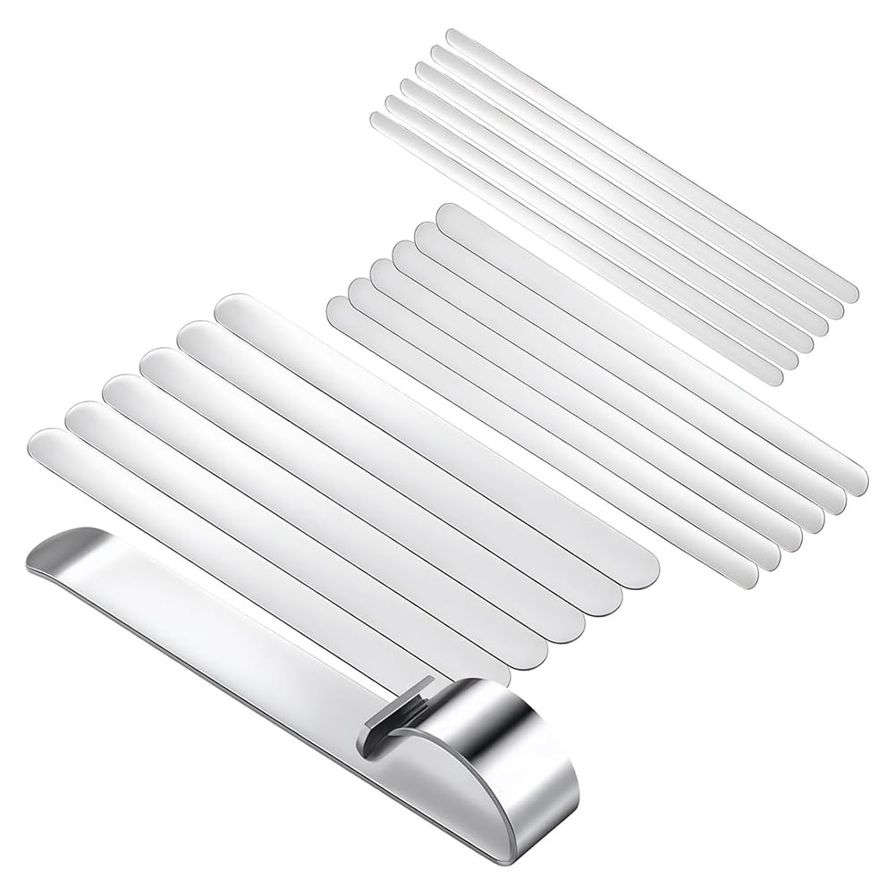 UDSKNV[KSL Metal Stamping Kit for Bracelets with Mandrel, Letter Stamps, and Blanks for Custom Jewelry Making