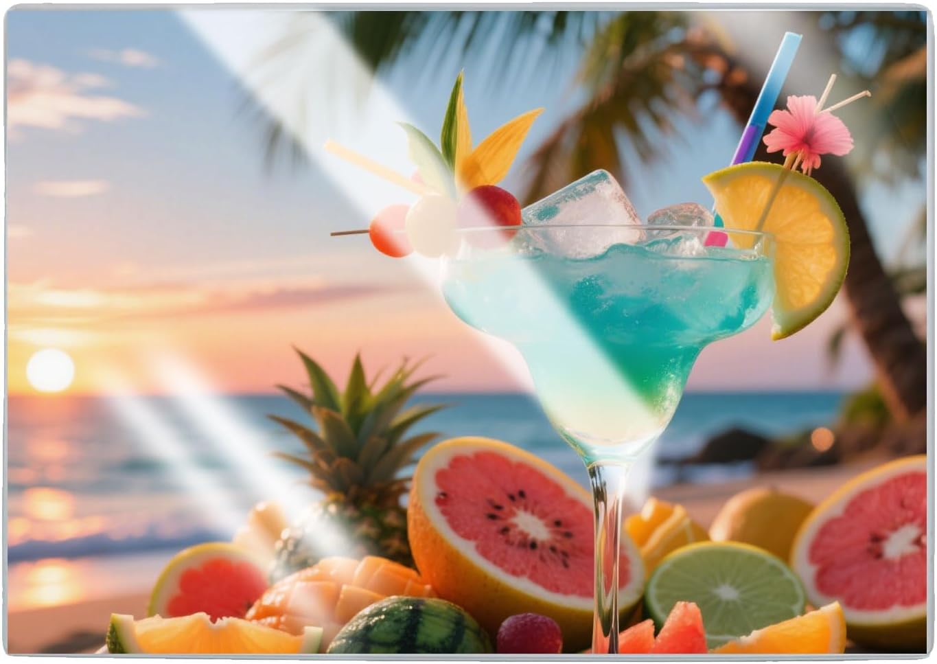 CALCA 12Pack Sublimation Glass Cutting Board 8in x 11in Tempered Glass Cutting Board Sublimation Blanks Anti Slip Glossy Cutting Boards Plate Chopping Board for Kitchen with Smooth Surface