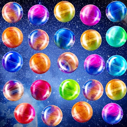 Silipull 24 Pcs Easter Egg Round Ball Putty Filled Plastic Easter Egg Basket Stuffers Gifts Non Sticky Stress Relief Sludge Toys(Round Ball,Vivid Color)
