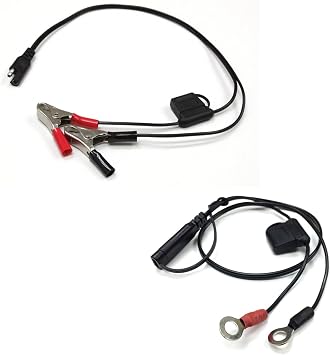 Dynaplug Battery Clips to SAE and Ring Terminal to SAE Plug