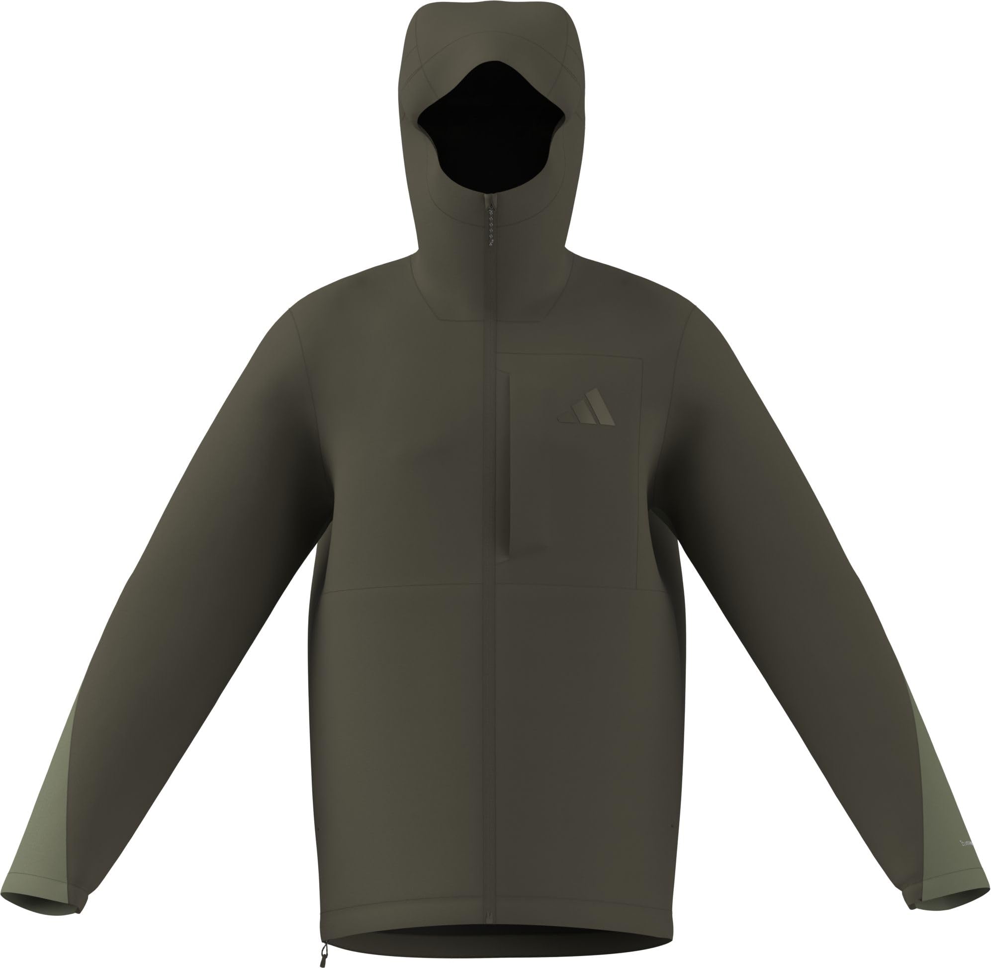 adidas heren Terrex Multi 2.5 Layer CLIMAPROOF Rain Jacket, olive strata/tent green, L