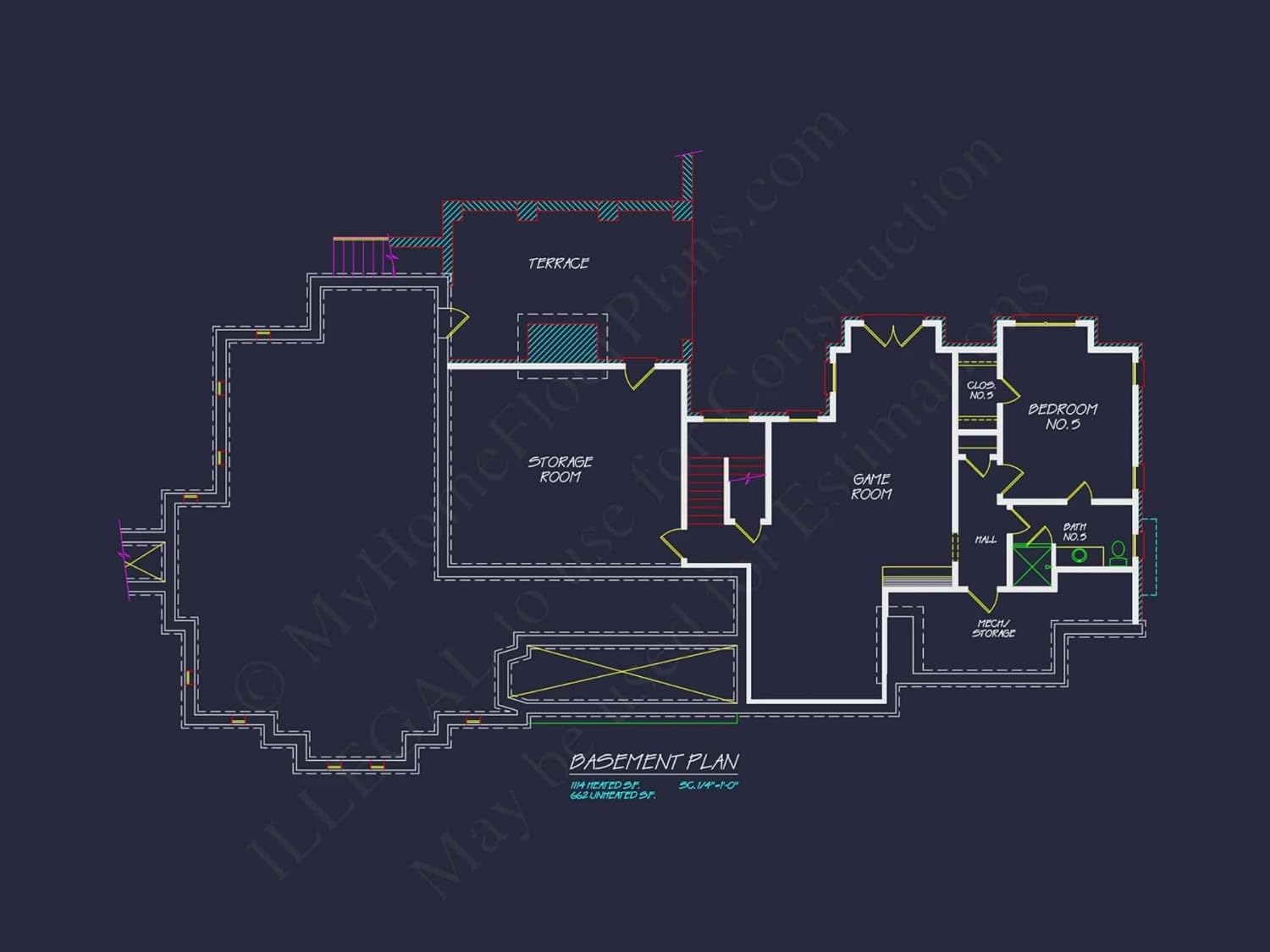 17-1630 House Plan - Traditional Colonial House Plan - 4-Bed, 3-Bath, 3,200 SF