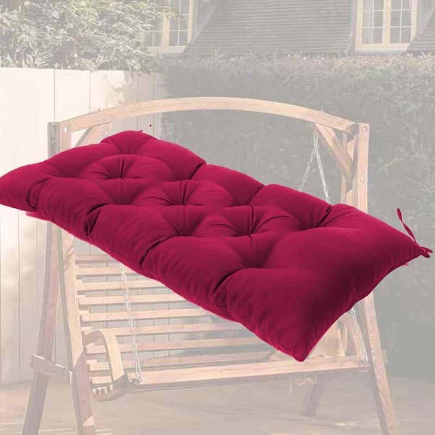 Coussin imperméable pour banc de jardin 120 cm imperméable et épais