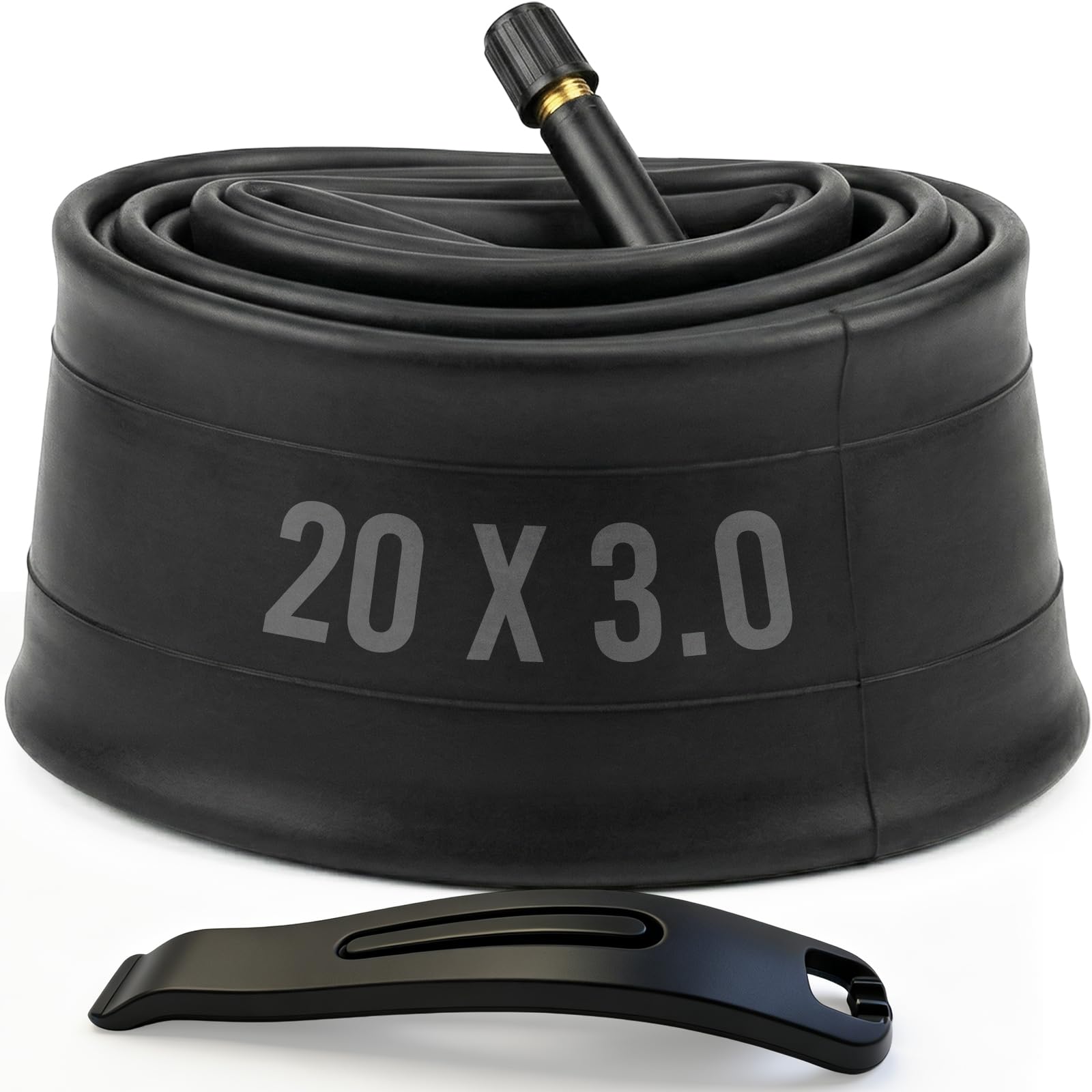 Photo 1 of PAKCHEF 20x3.0 Bike Inner Tube for Fat Bikes & Electric Bikes, 1 Pack
