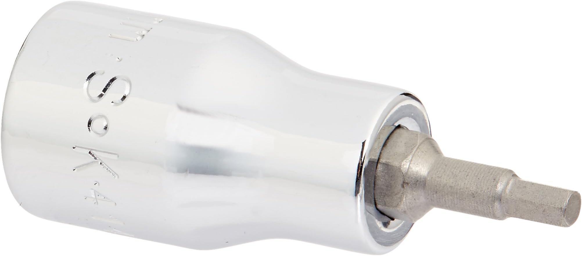 SK Tools USA 3/8" Drive, 3MM, Standard, Chrome Hex Bit Socket | 41402