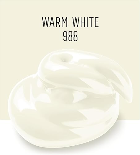 Miniatura 3 de FolkArt Pintura acrílica en varios colores (8 onzas), blanco cálido