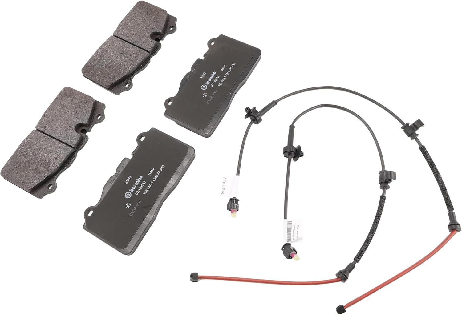 GM Genuine Parts 84649600 Front Disc Brake Pad Set with Electronic Pad Wear Sensors
