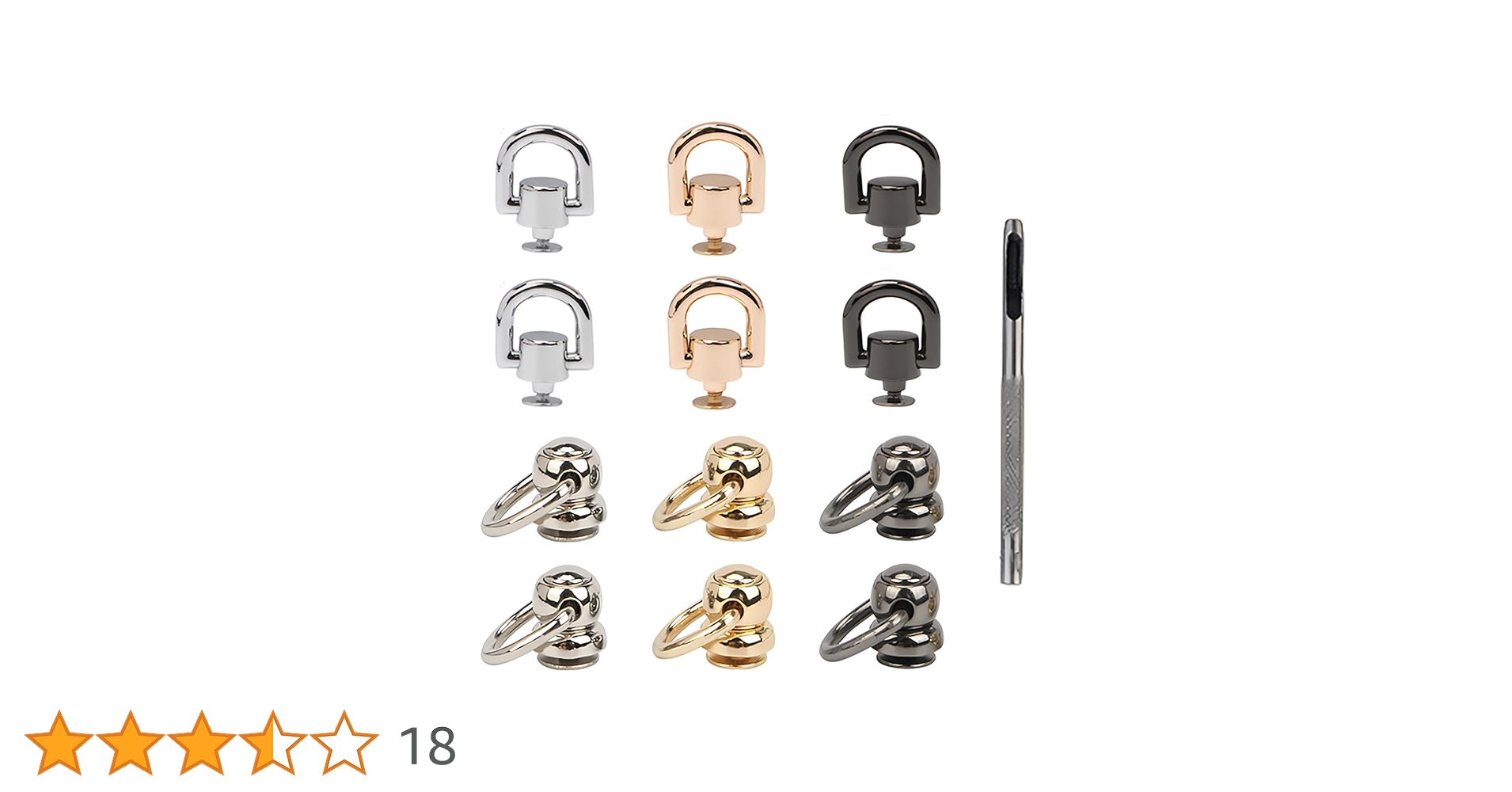 Amazon.co.jp: KDSSYFT ドロップハンドル リベット 12個セット 金具