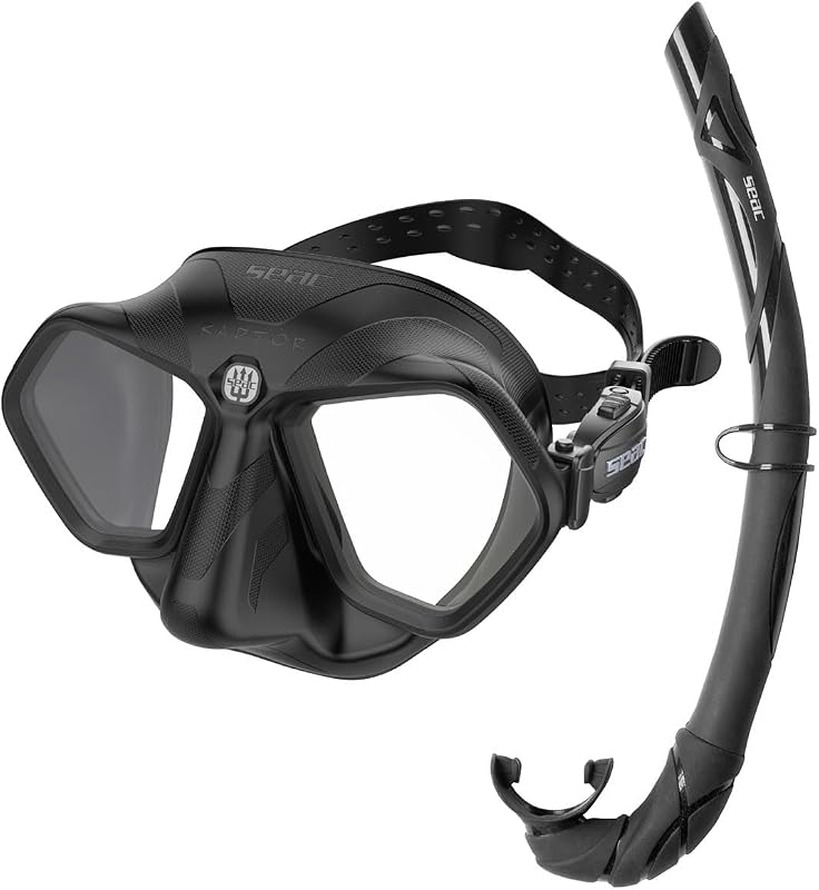SEAC Set Raptor, Mask and Snorkel Combo for Spearfishing and Freediving
