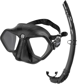 SEAC Set Raptor, Mask and Snorkel Combo for Spearfishing and Freediving