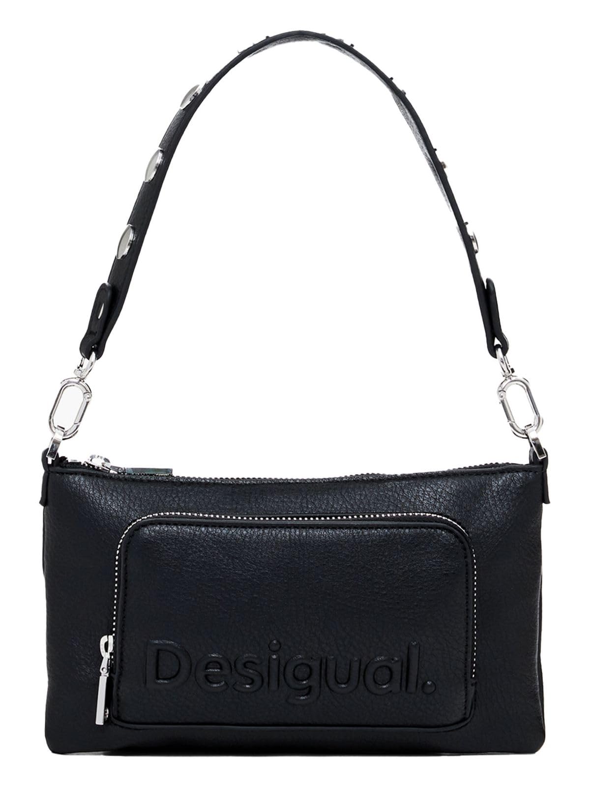 Desigual cross body bag shoulder bag Half Logo Monica Crossbodybag Black