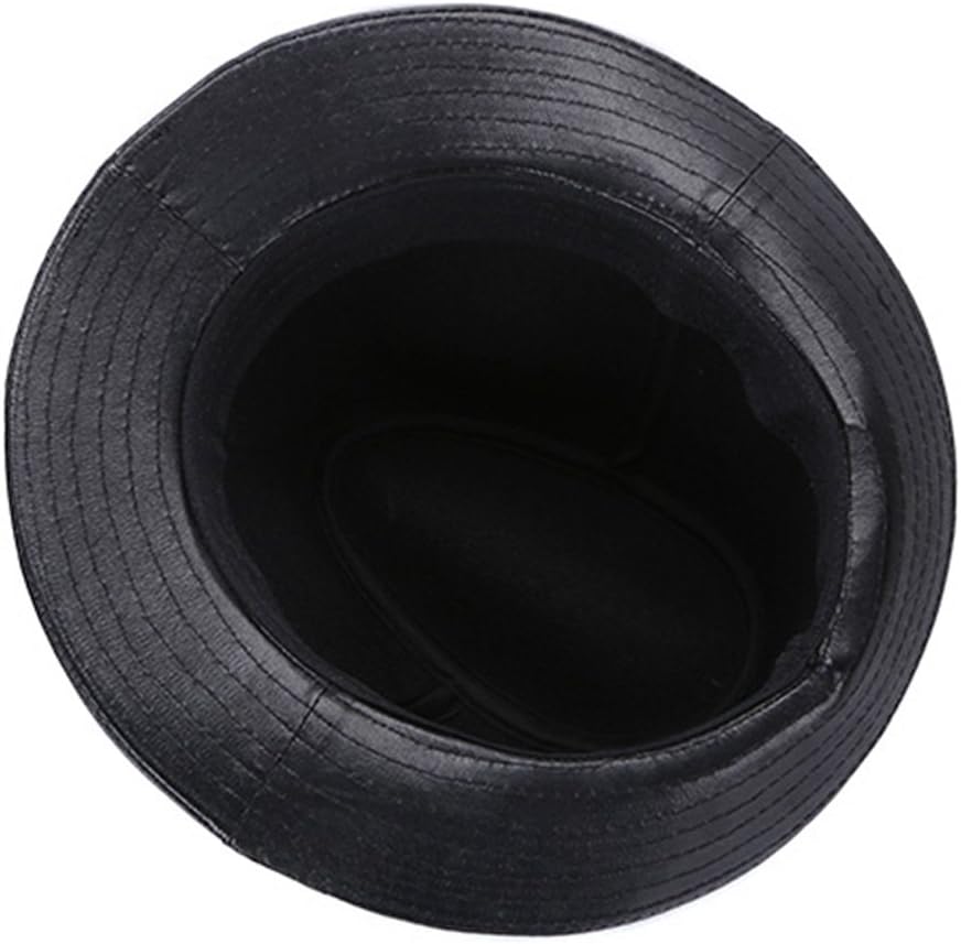 Sheepskin Leather hat Classic Cowboy Fedora Hat - Image 8