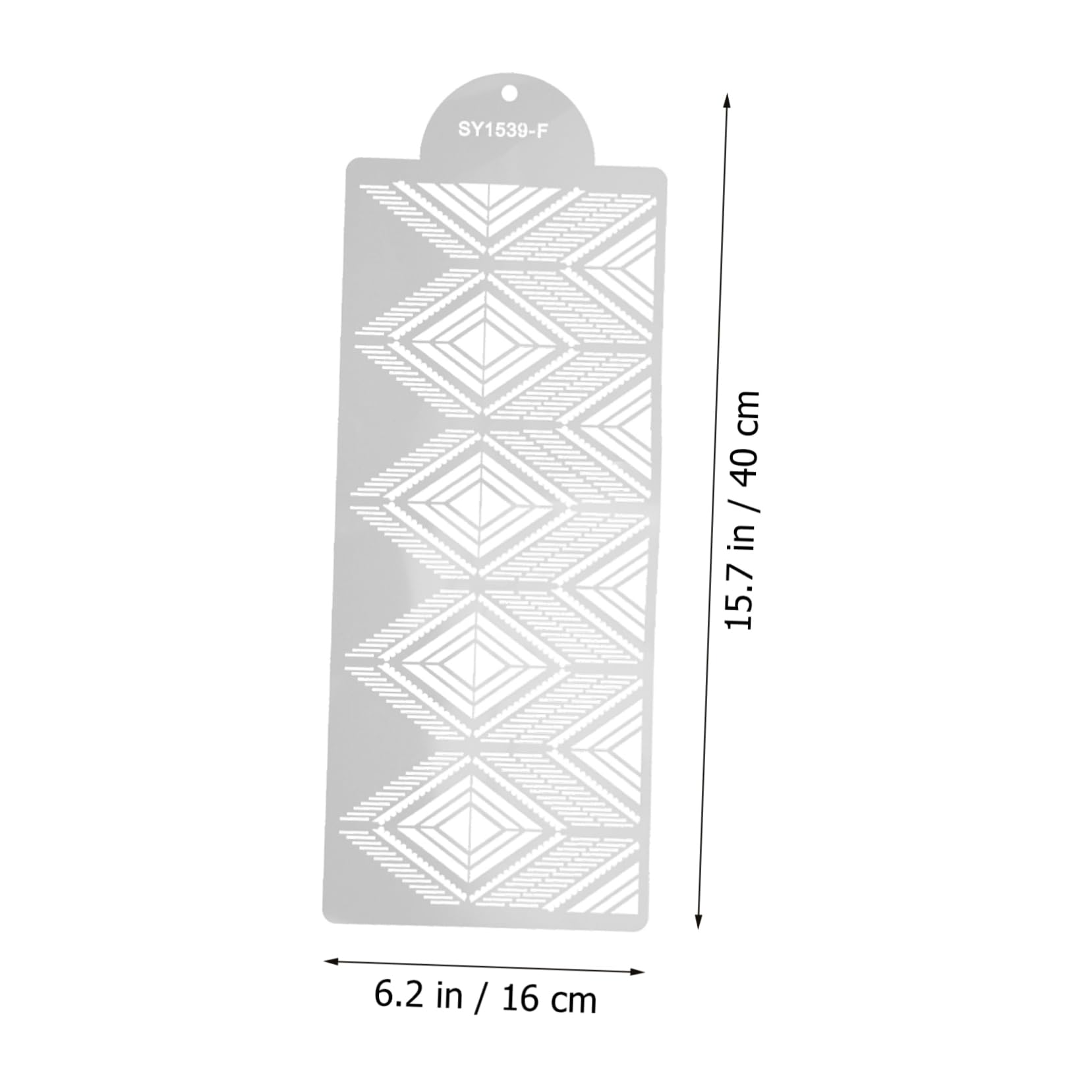 Abaodam 3sets Stencil Per Torte Inossidabile Creativi Per Decorazioni Dolci e Dessert Facile Da Usare e Demoulding Per Feste e Speciali