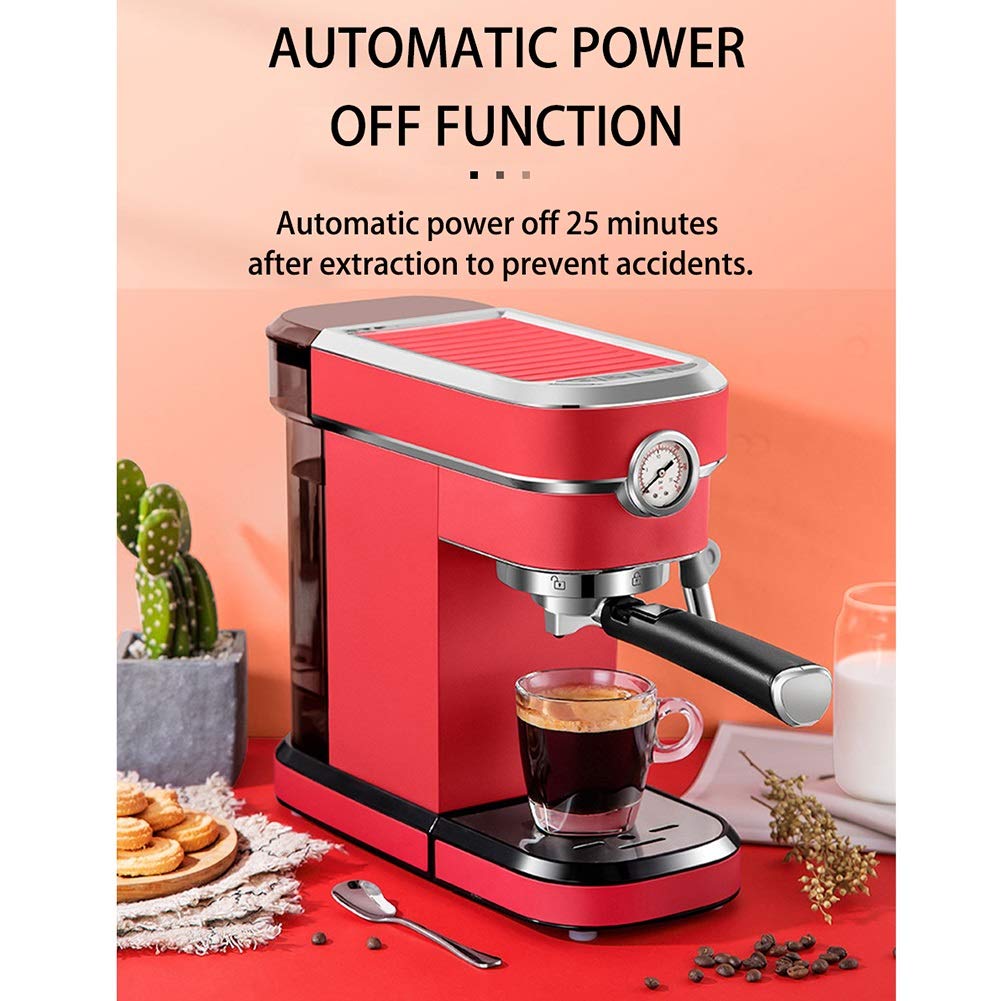 Amazon | エスプレッソマシン 家庭用 ミルクスチーム機能220V