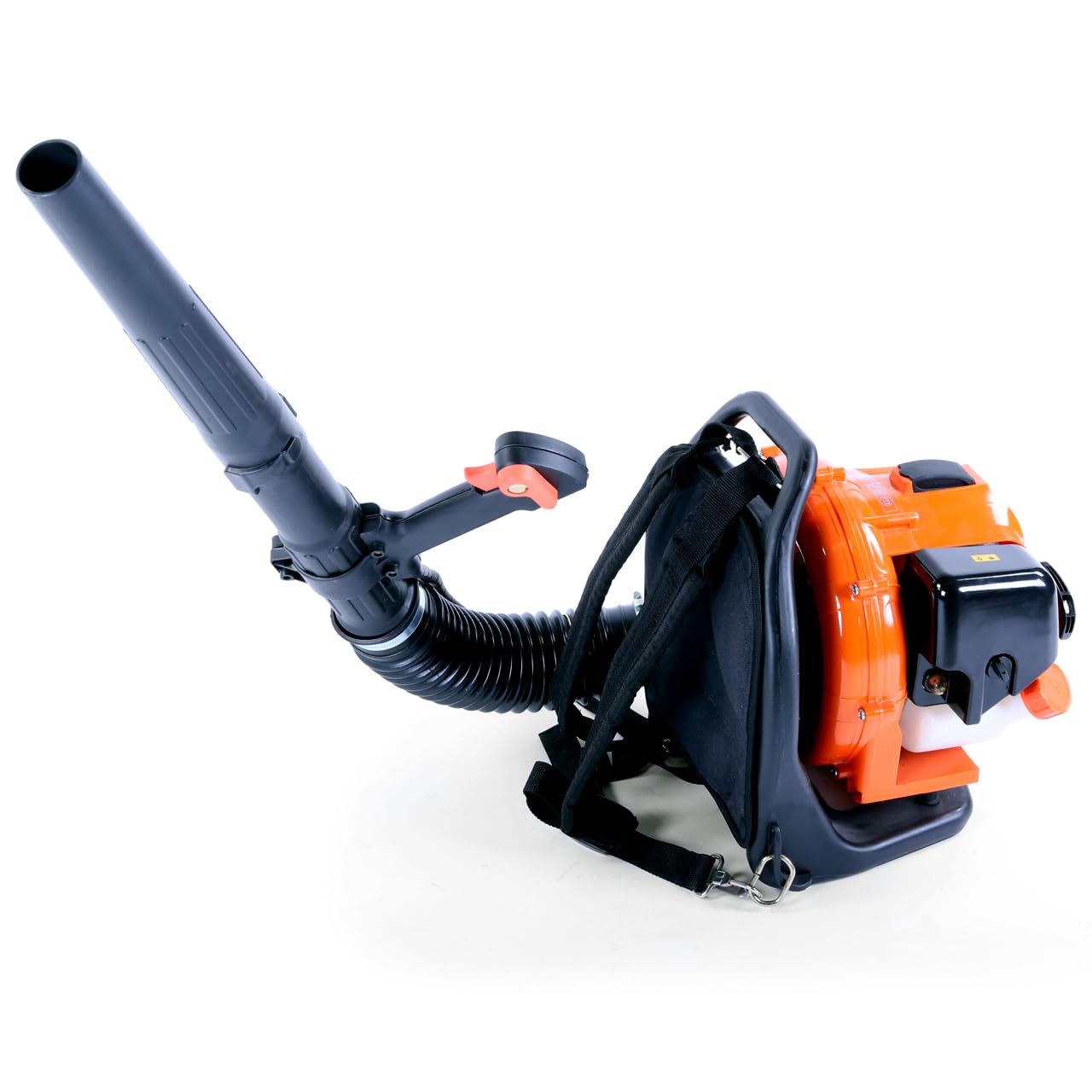 Soplador de Mochila de Gasolina FUXTEC FX-LB133T, más de 300km/h (186mph), 0.9kW, 1.2hp, Motor de 2 Tiempos de 33cc, Tanque (650ml), Almohadilla - fácil de soplar Las Hojas o la Nieve
