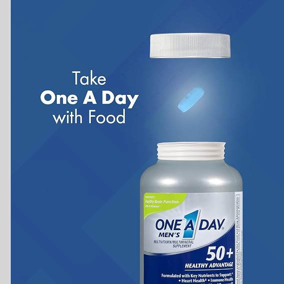 One A Day Men's 50+ Healthy Advantage Multivitamin, 65 Count