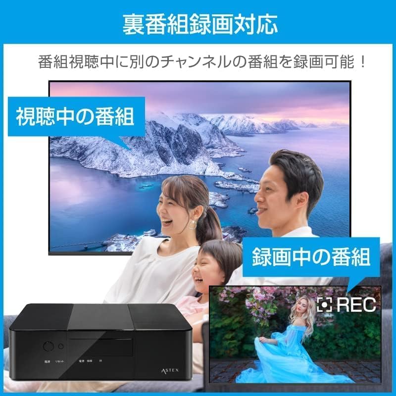 TVチューナー 地デジ・BS・CS対応 Wチューナー 裏番組録画 AS-STBN Amazon | WIS テレビチューナー 地デジ・BS・CS対応 Wチューナー