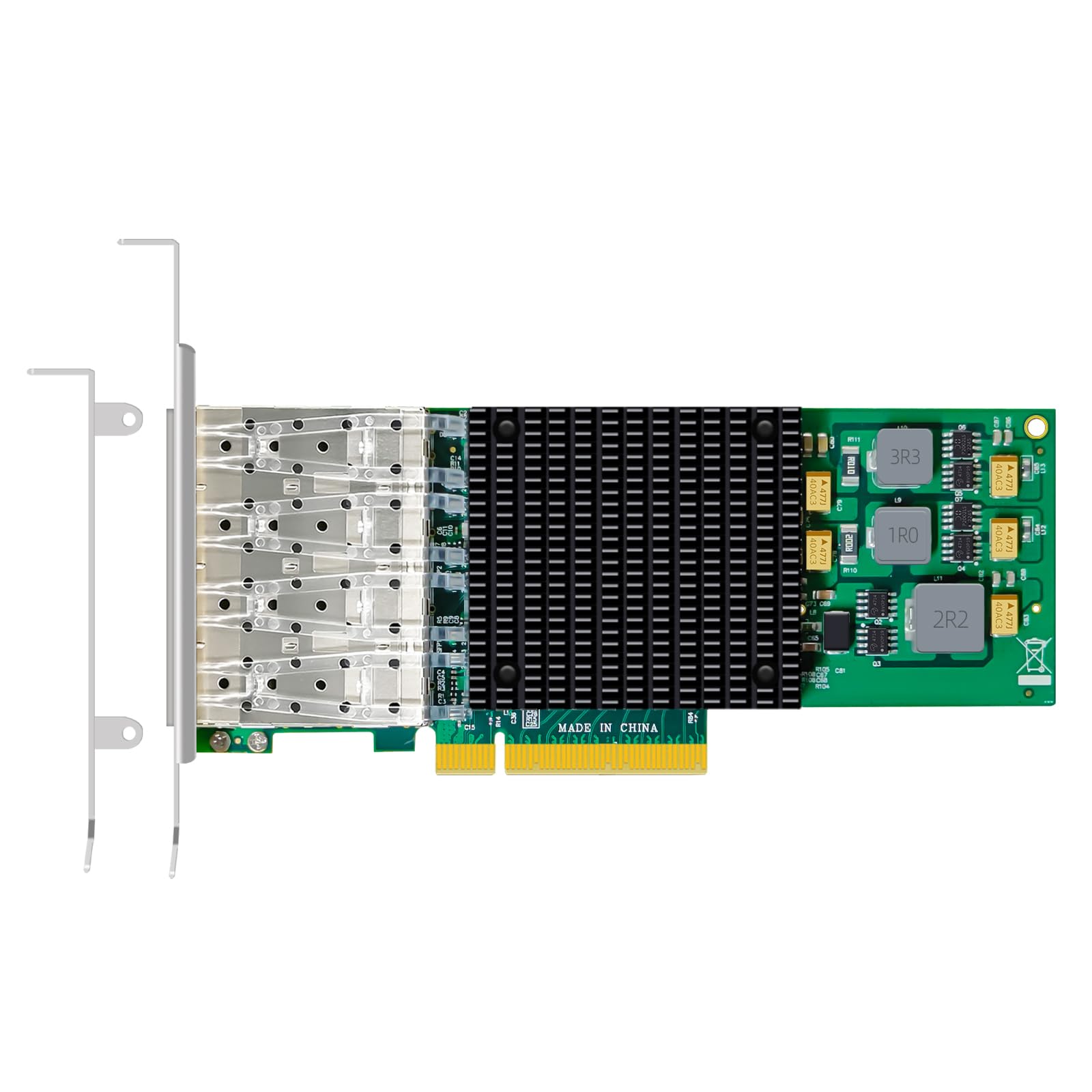 GLOTRENDS ST7322 4-portowa karta sieciowa serwerowa 10GbE SFP+ PCIe 3.0 x8, układ Broadcom BCM57840, obsługa TOE, iSCSI, FCoE oraz SR-IOV